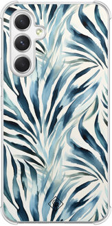 Casimoda Samsung Galaxy A15 shockproof hoesje - Japandi waves Blauw