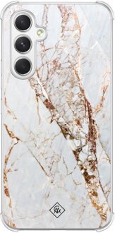 Casimoda Samsung Galaxy A15 shockproof hoesje - Marmer goud Goudkleurig