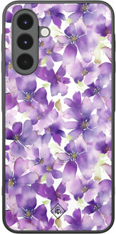 Casimoda Samsung Galaxy A16 hoesje - Floral violet Paars