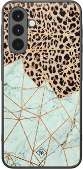 Casimoda Samsung Galaxy A16 hoesje - Luipaard marmer mint