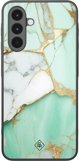 Casimoda Samsung Galaxy A16 hoesje - Marmer mint goud