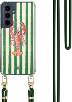 Casimoda Samsung Galaxy A16 hoesje met groen koord - Kreeft