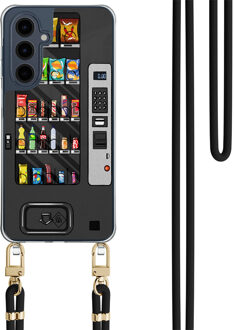 Casimoda Samsung Galaxy A16 hoesje met zwart koord - Snoepautomaat Multi
