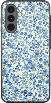 Casimoda Samsung Galaxy A16 hoesje - Vintage blue floral Blauw