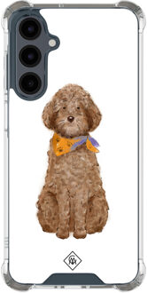 Casimoda Samsung Galaxy A16 shockproof hoesje - Labradoodle Bruin/beige