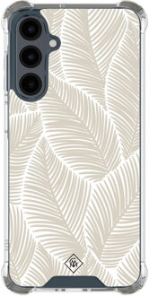 Casimoda Samsung Galaxy A16 shockproof hoesje - Palmy leaves beige Bruin/beige