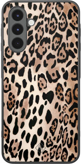 Casimoda Samsung Galaxy A17 hoesje - Golden wildcat Zwart