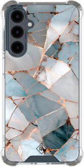 Casimoda Samsung Galaxy A17 shockproof hoesje - Azure Geo Blauw