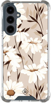 Casimoda Samsung Galaxy A17 shockproof hoesje - In bloom Bruin/beige