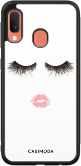 Casimoda Samsung Galaxy A20e hoesje - Kiss wink Wit