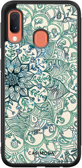 Casimoda Samsung Galaxy A20e hoesje - Mandala blauw