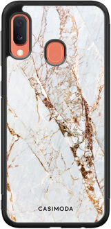 Casimoda Samsung Galaxy A20e hoesje - Marmer goud Goudkleurig
