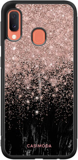 Casimoda Samsung Galaxy A20e hoesje - Marmer twist Rosekleurig