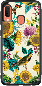 Casimoda Samsung Galaxy A20e hoesje - Sunflowers Geel