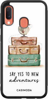 Casimoda Samsung Galaxy A20e hoesje - Wanderlust Multi