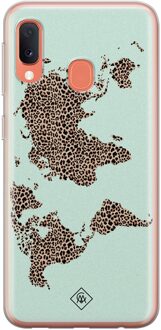 Casimoda Samsung Galaxy A20e siliconen hoesje - Wild world Multi