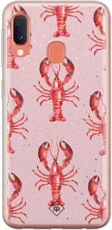 Casimoda Samsung Galaxy A20e siliconen telefoonhoesje - Lobster all the way Geel