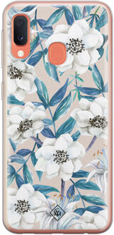Casimoda Samsung Galaxy A20e siliconen telefoonhoesje - Touch of flowers Multi