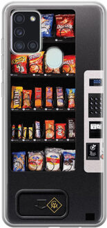 Casimoda Samsung Galaxy A21s siliconen hoesje - Snoepautomaat Multi