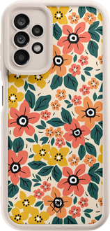 Casimoda Samsung Galaxy A23 beige case - Blossom