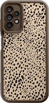 Casimoda Samsung Galaxy A23 bruine case - Spot on