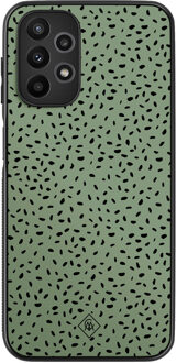 Casimoda Samsung Galaxy A23 hoesje - Green confetti Groen
