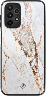 Casimoda Samsung Galaxy A23 hoesje - Marmer goud Goudkleurig