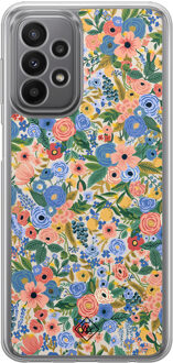 Casimoda Samsung Galaxy A23 hybride hoesje - Blue gardens Blauw