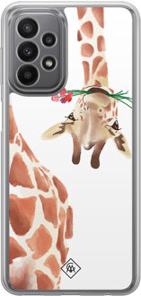 Casimoda Samsung Galaxy A23 hybride hoesje - Giraffe Bruin/beige