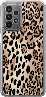 Casimoda Samsung Galaxy A23 hybride hoesje - Golden wildcat Bruin/beige