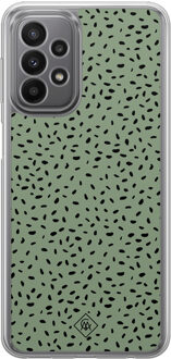 Casimoda Samsung Galaxy A23 hybride hoesje - Green confetti Mint