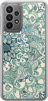 Casimoda Samsung Galaxy A23 hybride hoesje - Mandala blauw