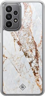 Casimoda Samsung Galaxy A23 hybride hoesje - Marmer goud Goudkleurig
