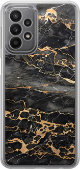 Casimoda Samsung Galaxy A23 hybride hoesje - Marmer grijs brons Grijs/zilverkleurig