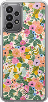 Casimoda Samsung Galaxy A23 hybride hoesje - Pink gardens Roze