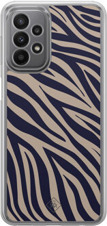 Casimoda Samsung Galaxy A23 hybride hoesje - Wavy twist Blauw