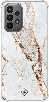 Casimoda Samsung Galaxy A23 shockproof hoesje - Marmer goud Goudkleurig