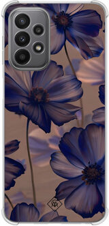 Casimoda Samsung Galaxy A23 shockproof hoesje - Twilight petals Paars