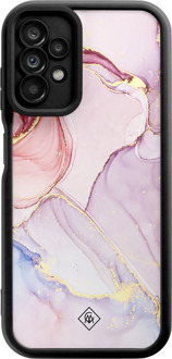 Casimoda Samsung Galaxy A23 zwarte case - Purple sky