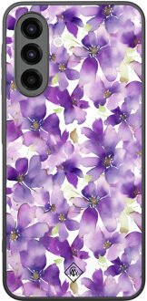 Casimoda Samsung Galaxy A26 hoesje - Floral violet Paars