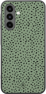 Casimoda Samsung Galaxy A26 hoesje - Green confetti Groen
