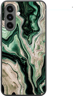 Casimoda Samsung Galaxy A26 hoesje - Green waves Groen