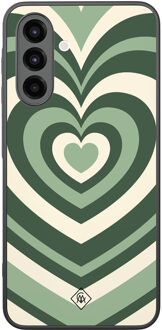 Casimoda Samsung Galaxy A26 hoesje - Hart swirl groen
