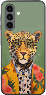 Casimoda Samsung Galaxy A26 hoesje - Luipaard hipster Groen