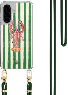 Casimoda Samsung Galaxy A26 hoesje met groen koord - Kreeft