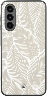 Casimoda Samsung Galaxy A26 hoesje - Palmy leaves beige Bruin/beige