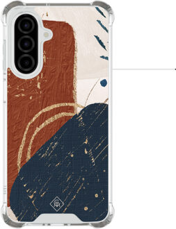 Casimoda Samsung Galaxy A26 shockproof hoesje - Abstract terracotta Multi