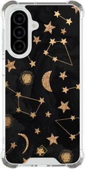 Casimoda Samsung Galaxy A26 shockproof hoesje - Counting the stars Goudkleurig