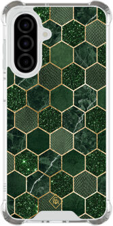 Casimoda Samsung Galaxy A26 shockproof hoesje - Kubus groen
