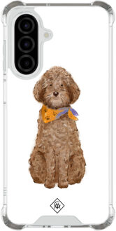 Casimoda Samsung Galaxy A26 shockproof hoesje - Labradoodle Bruin/beige